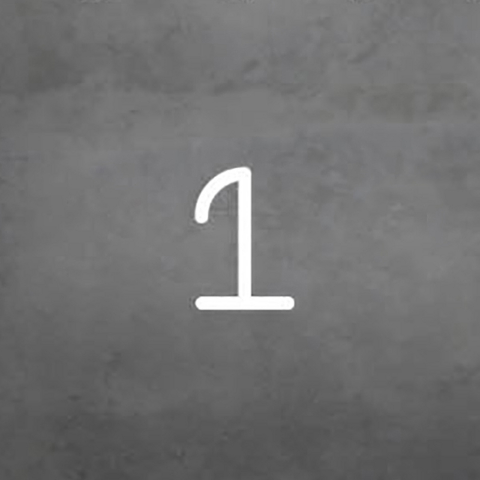 Artemide Alphabet of Light стенна лампа номер 1